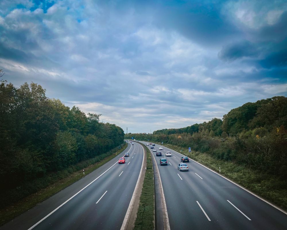 Autostrada na trasie z Kielc do Niemiec